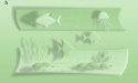 Fototapeta 3D dla dzieci Podmorski Świat, Miękkie Rybki Pastelowe, Mural do Przedszkola i Pokoju Dziecka, Personalizowana