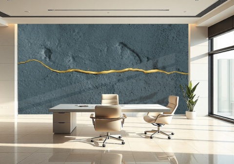 Fototapeta Premium: Ciepły Tynk Taupe – Architektoniczny Beton Greige